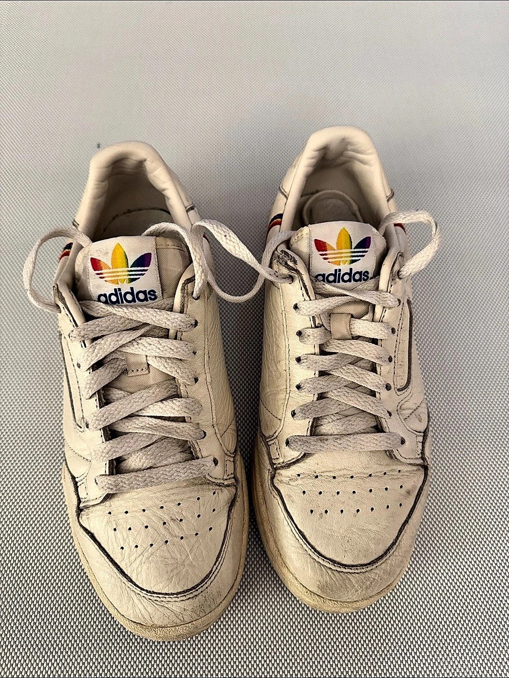 adidas Continental 80 Rainbow Stripe Sneakers US 6